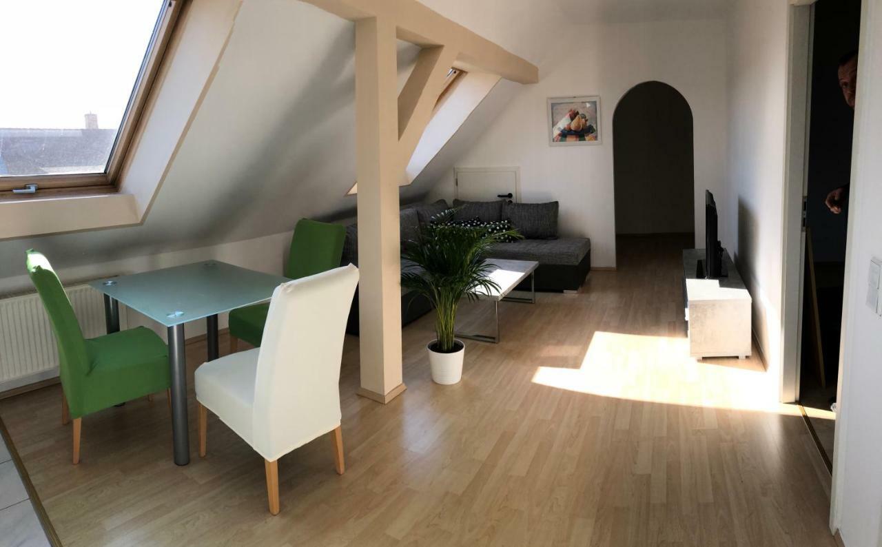 Kuschelige Dachgeschosswohnung Am Clarapark Leipzig Exterior photo